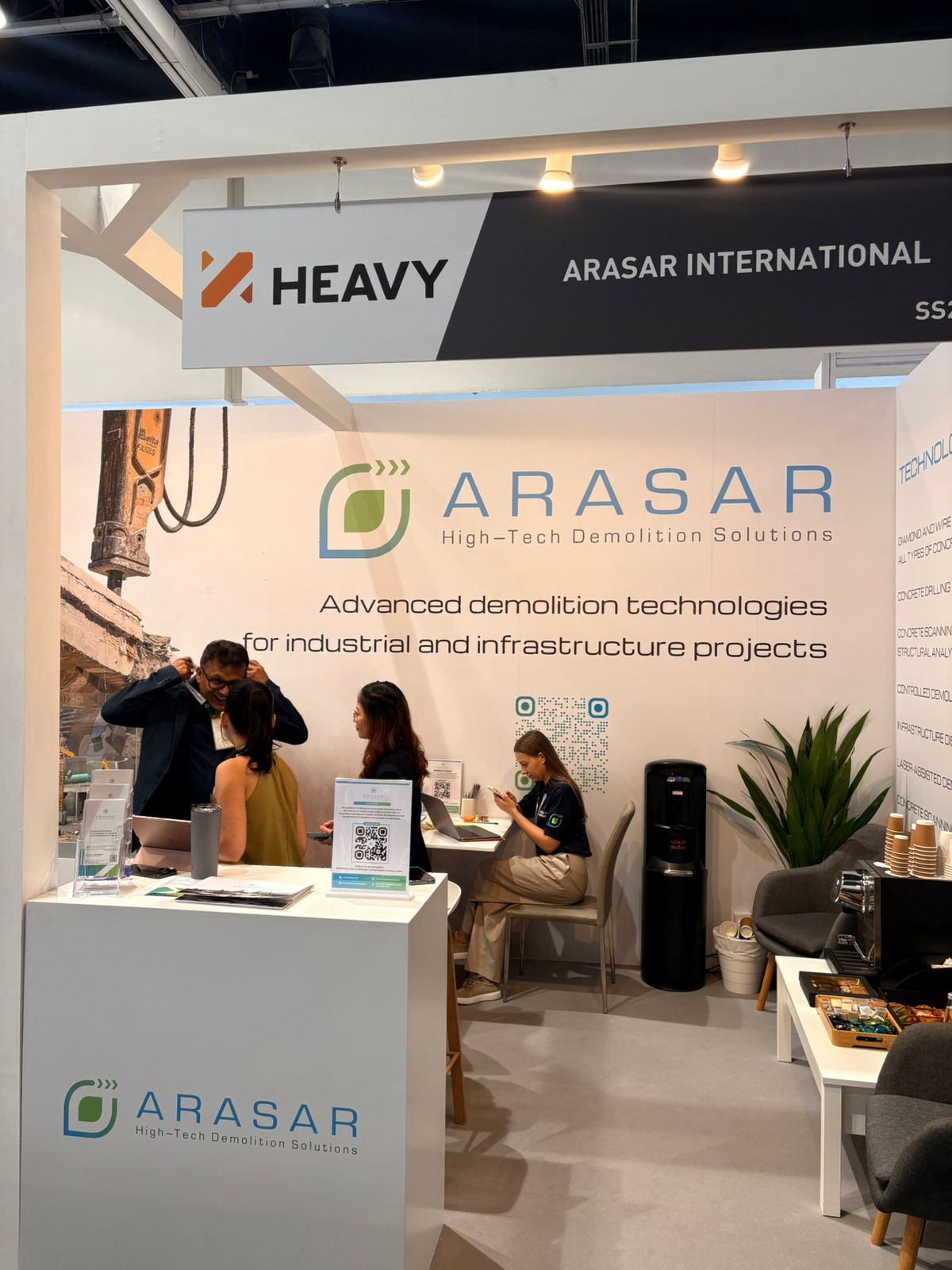 Arasar International exhibition stand at Big 5 Global 2025